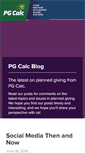 Mobile Screenshot of info.pgcalc.com