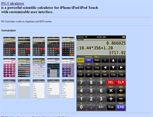 Tablet Screenshot of iphone.pgcalc.net